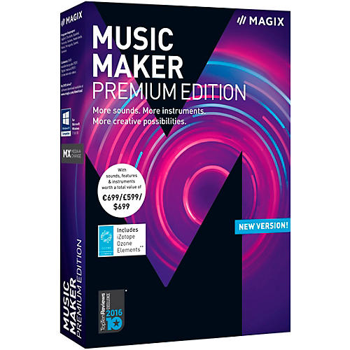 magix music maker free instruments